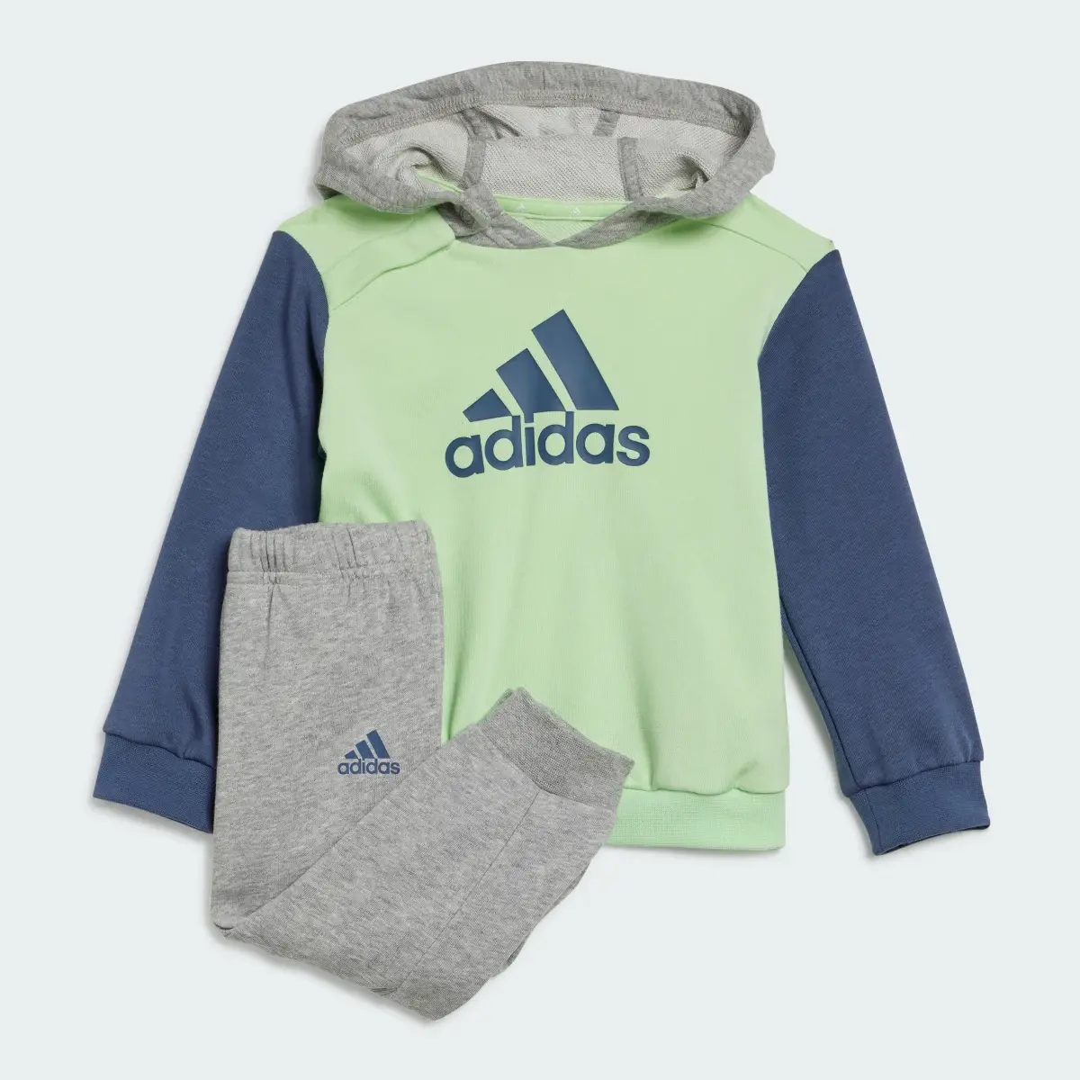 Adidas Essentials Colorblock Jogger Set Kids. 2