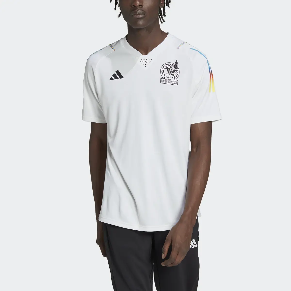 Adidas Mexico Tiro 23 Game Day Pre-Match Jersey. 1