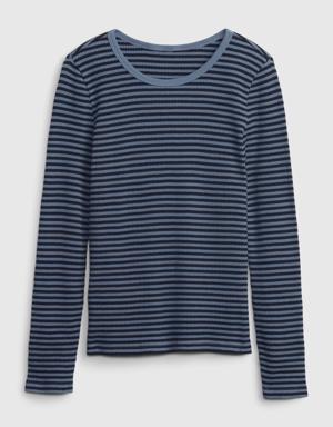 Gap Kids Waffle T-Shirt blue