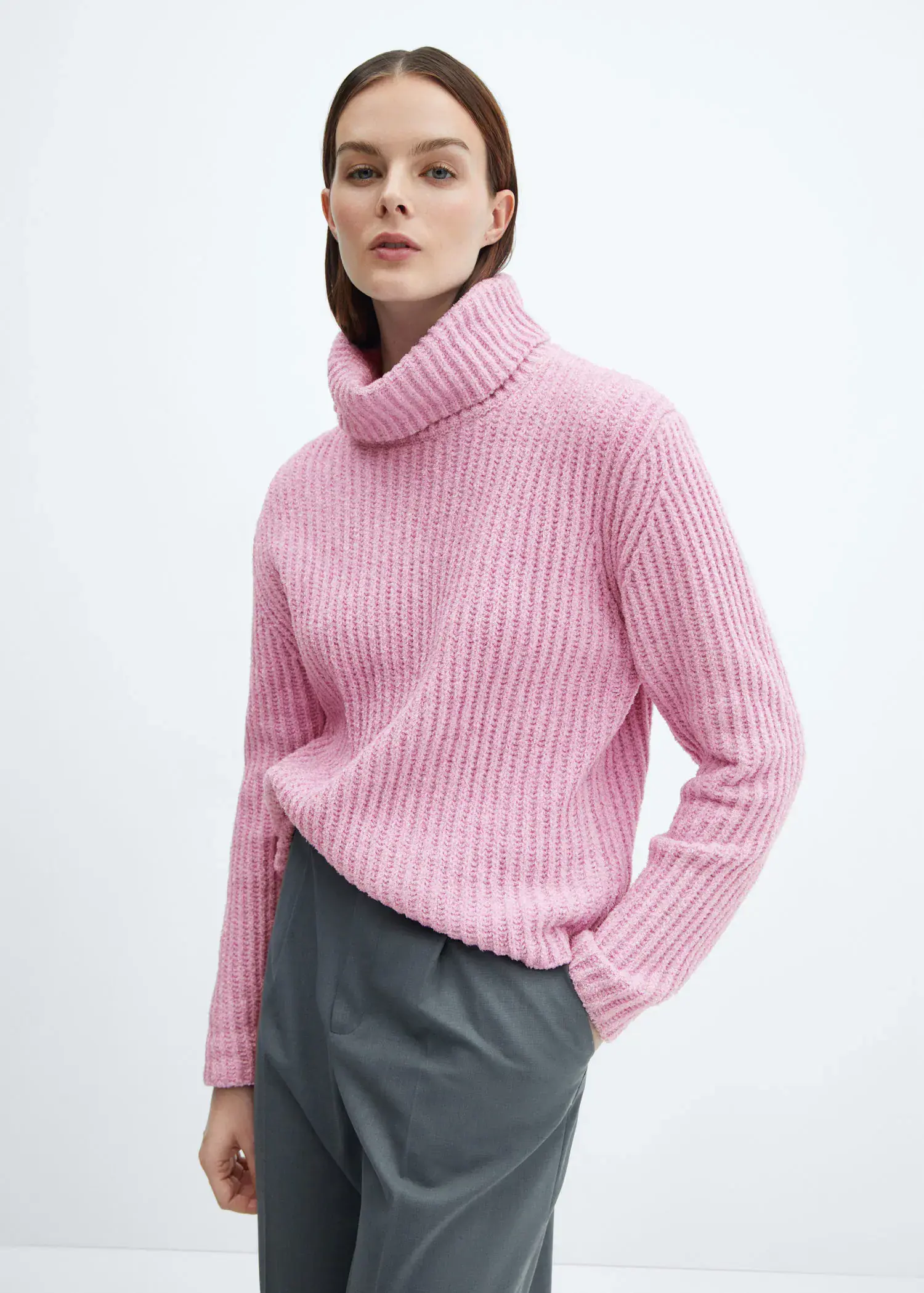 Mango Turtleneck knitted sweater. 2