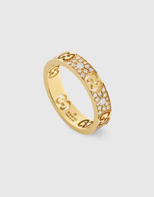 Icon 18k stardust ring