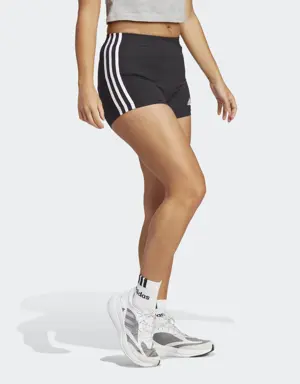Adidas Essentials 3-Stripes Single Jersey Booty Shorts. 3 Adidas Essentials 3-Stripes Single Jersey Booty Shorts. 3