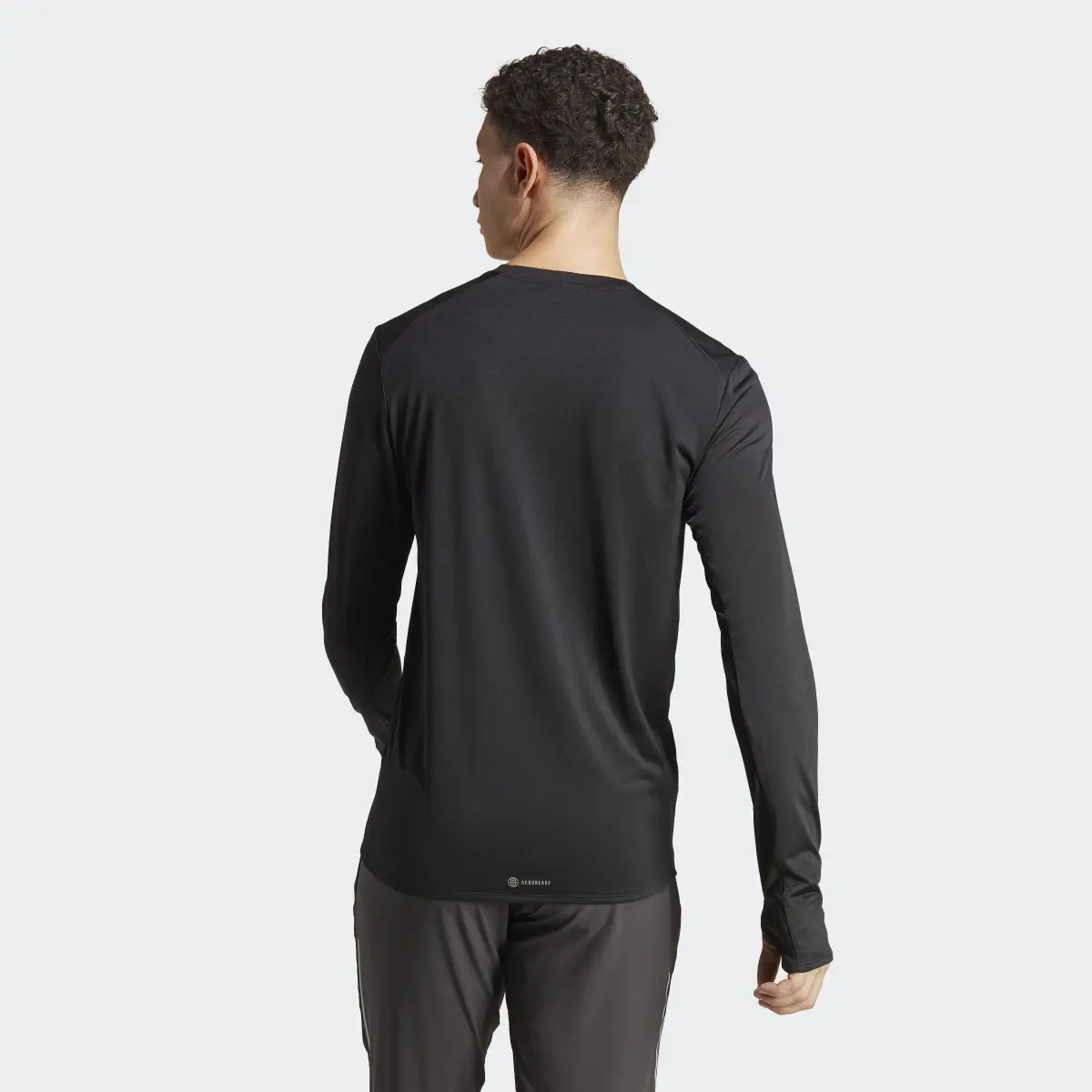 Adidas Fast Long Sleeve Engineered Running Tee. 3