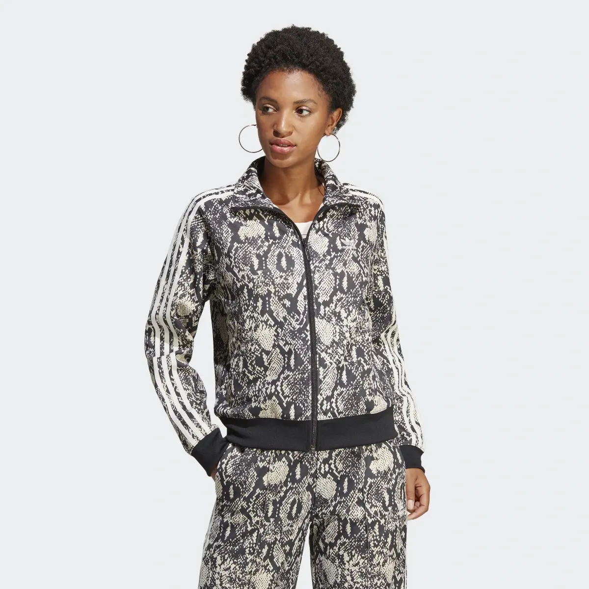 Adidas Track jacket Python Allover Print. 2