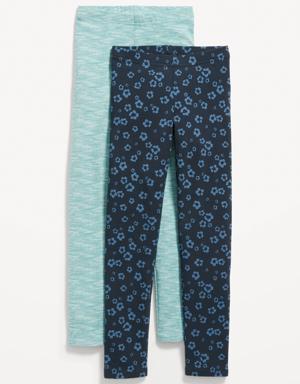 Old Navy Full-Length Built-In Tough Leggings 2-Pack for Girls multi