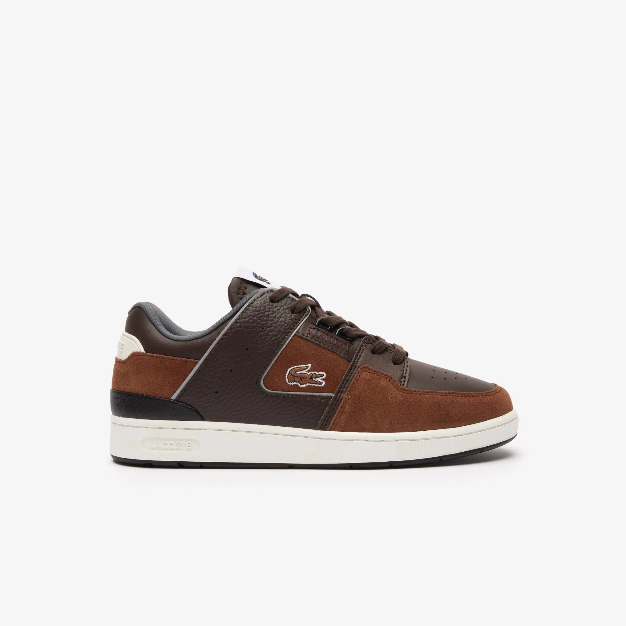 Lacoste Men's Court Cage Mixed Material Trainers. 1