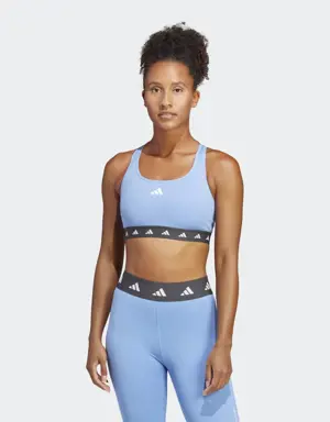 Adidas Brassière de training Powerreact Techfit Maintien moyen. 2 Adidas Brassière de training Powerreact Techfit Maintien moyen. 2