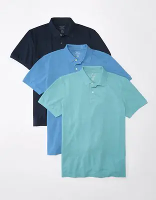 American Eagle Legend Polo Shirt 3-Pack. 1