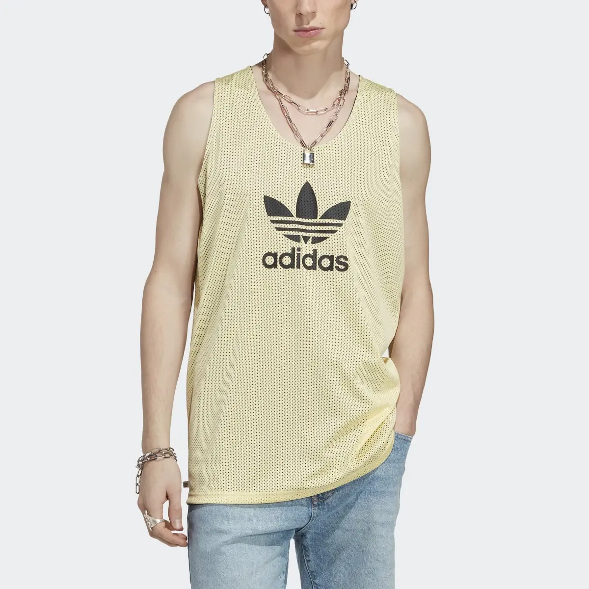 Adidas Adicolor Classics Basketball Trefoil Jersey. 1