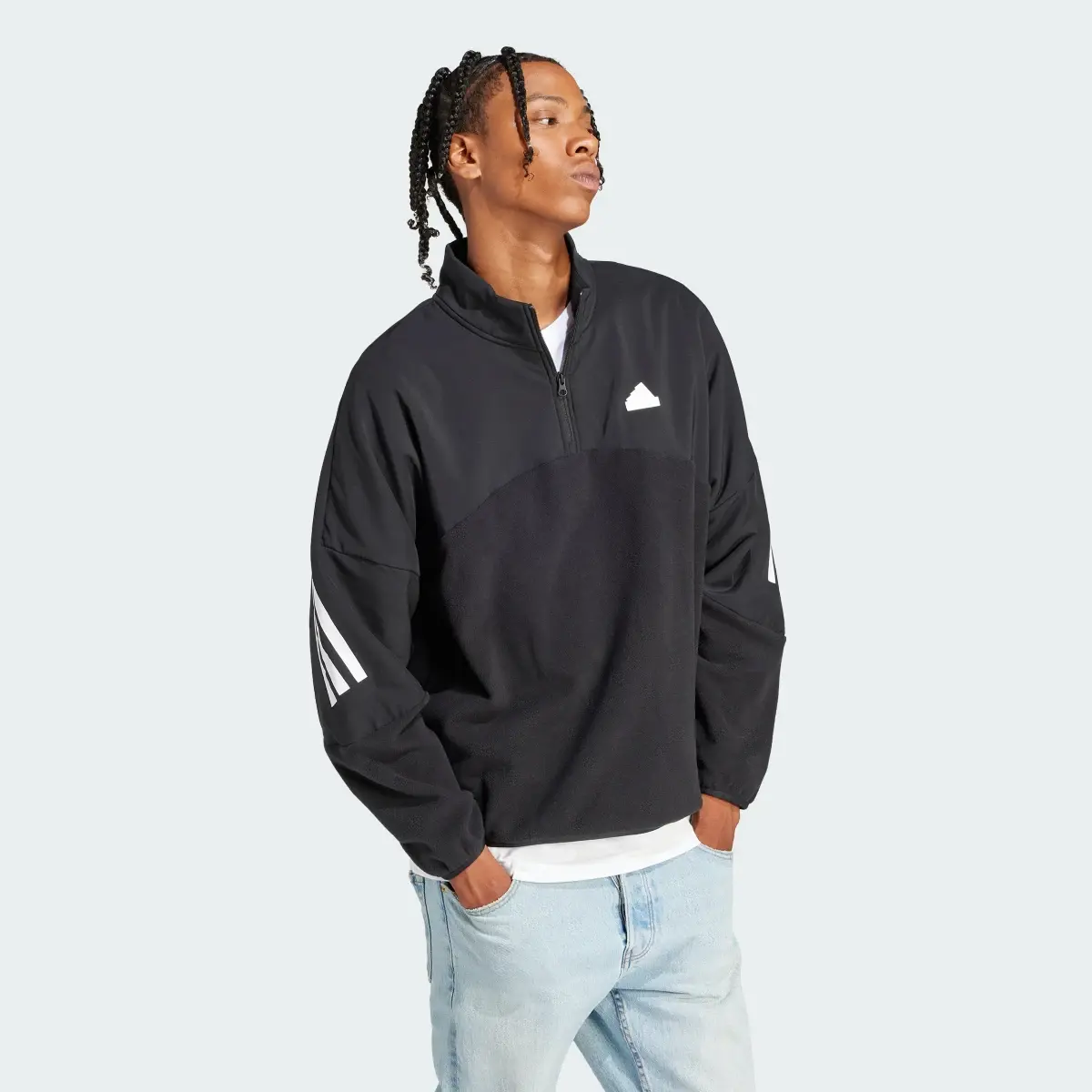 Adidas Future Icons 3-Streifen 1/4-Zip Sweatshirt. 3