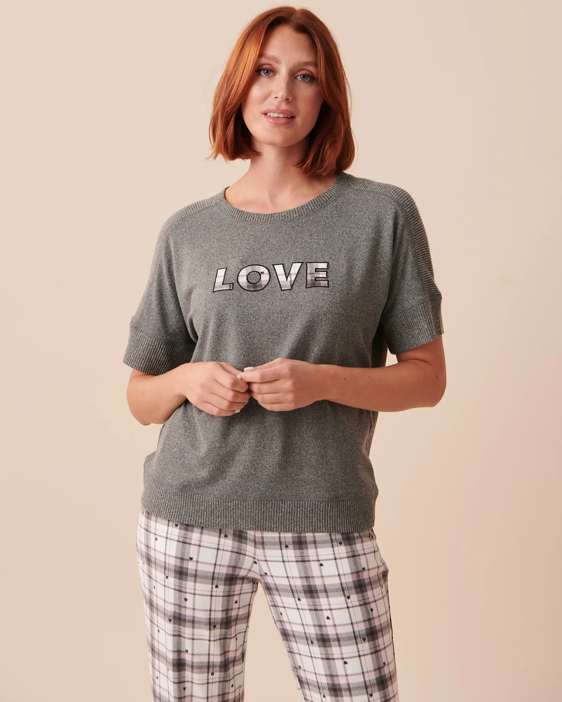 La Vie en Rose Recycled Fibers Crew Neck T-shirt. 2