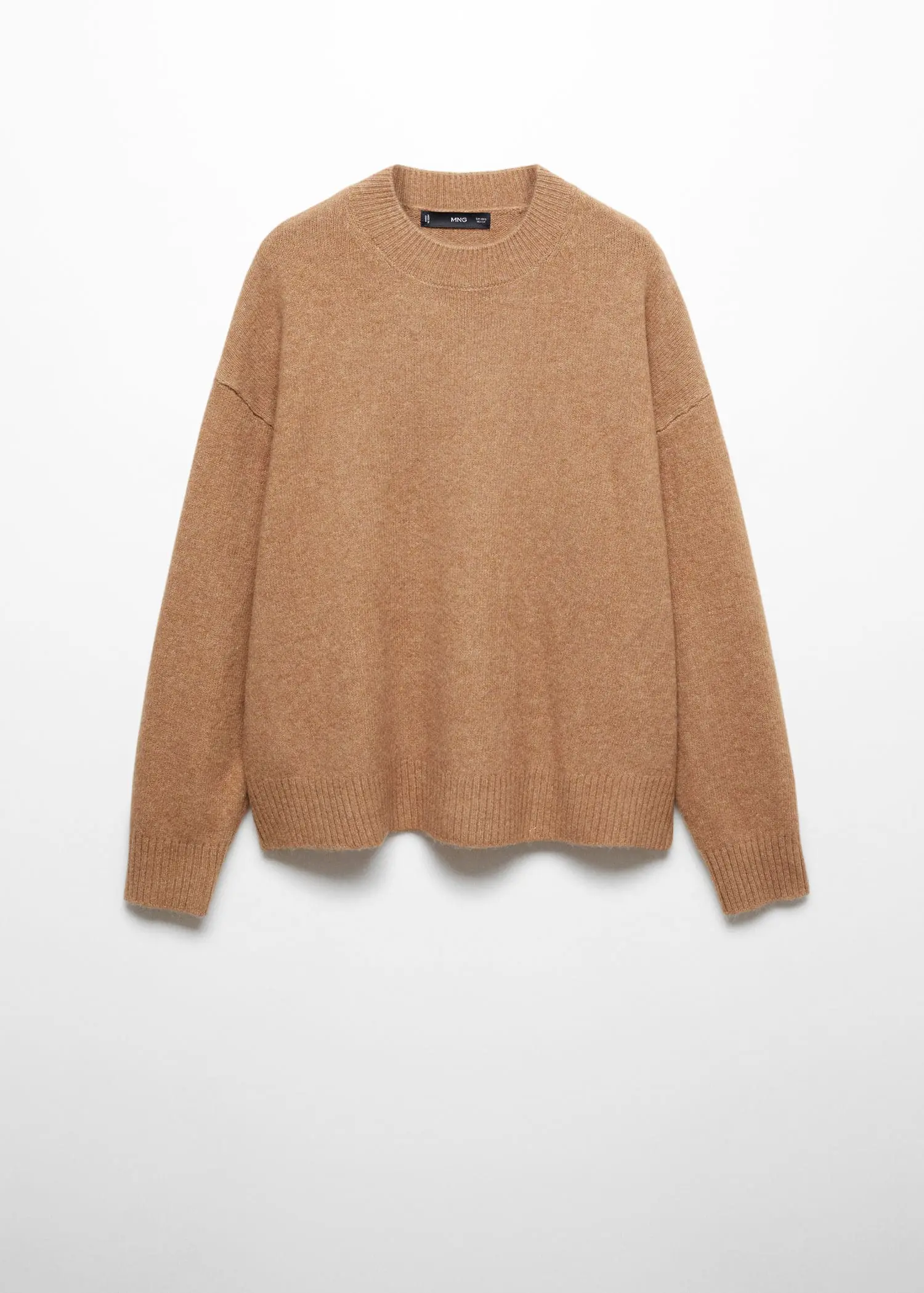 Mango Round-neck knitted sweater . 1