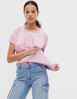 Easy Gap Logo T-Shirt purple