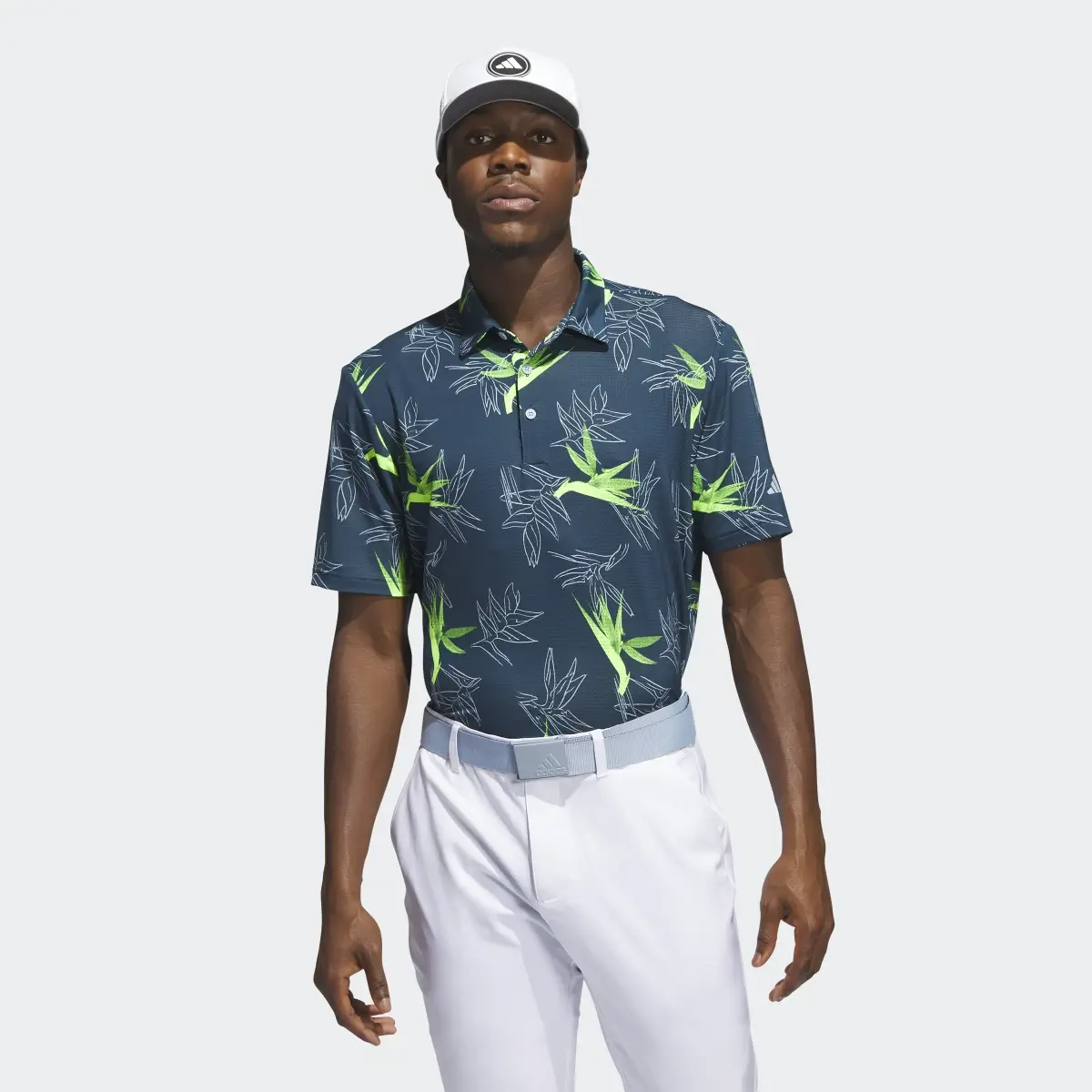 Adidas Oasis Mesh Golf Polo Shirt. 2