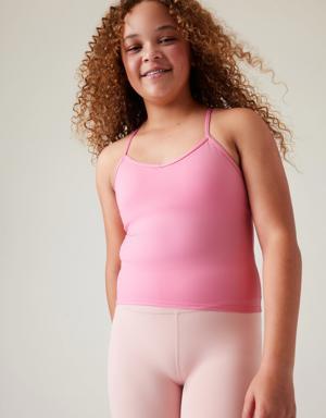 Athleta Girl All Day Longline Bra pink