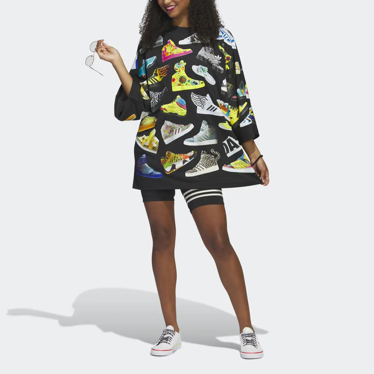 Adidas Jeremy Scott Archive Tee Dress. 1