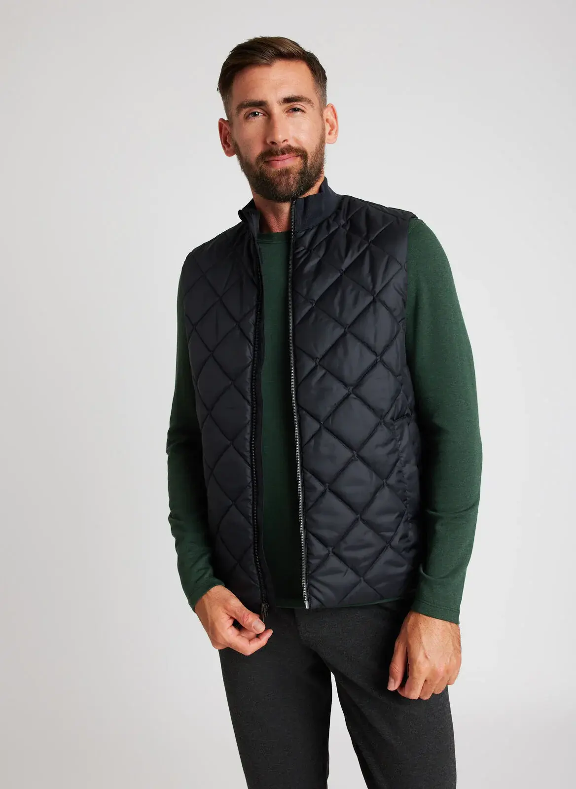 Kit And Ace Every Day Diamond Quilted Vest. 1