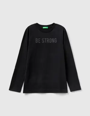 long sleeve t-shirt in warm cotton