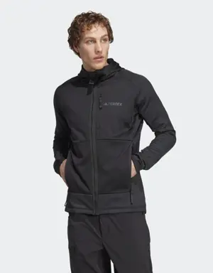 Terrex Tech Flooce Hooded Hiking Fleece Jacket