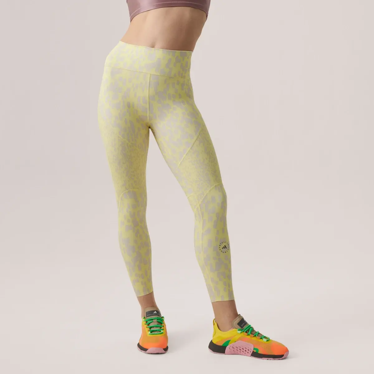 Adidas Legginsy adidas by Stella McCartney TruePurpose Optime Training Printed 7/8. 2