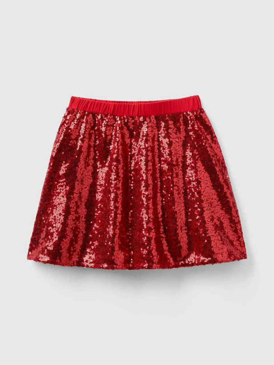 Benetton mini skirt with sequins. 1