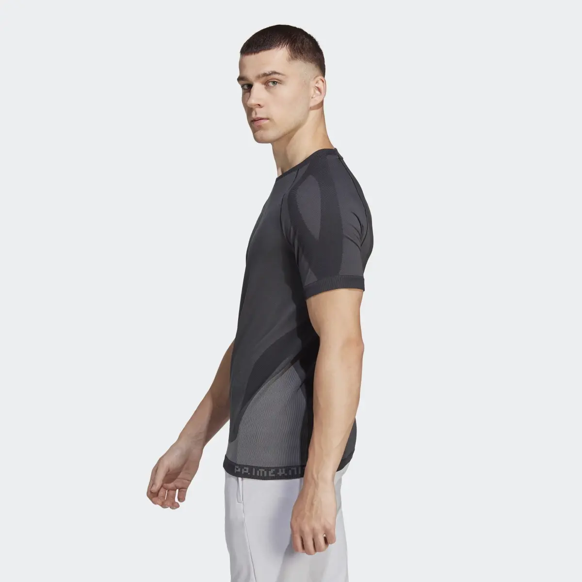 Adidas T-shirt da allenamento adidas PRIMEKNIT Yoga Seamless. 3