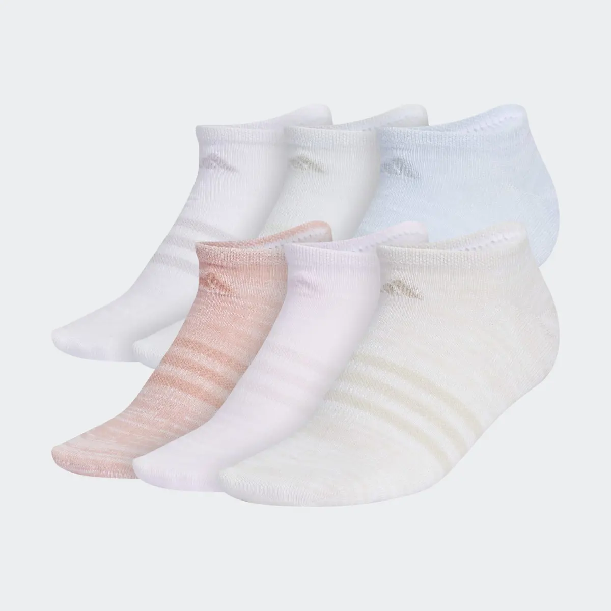 Adidas Superlite No-Show Socks 6 Pairs. 2