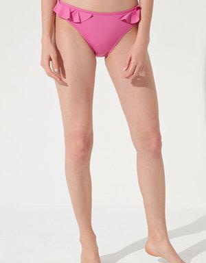 Fuchsia Pera Side Bikini Bottom