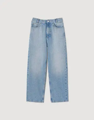Low-rise straight-leg jeans Login to add to Wish list