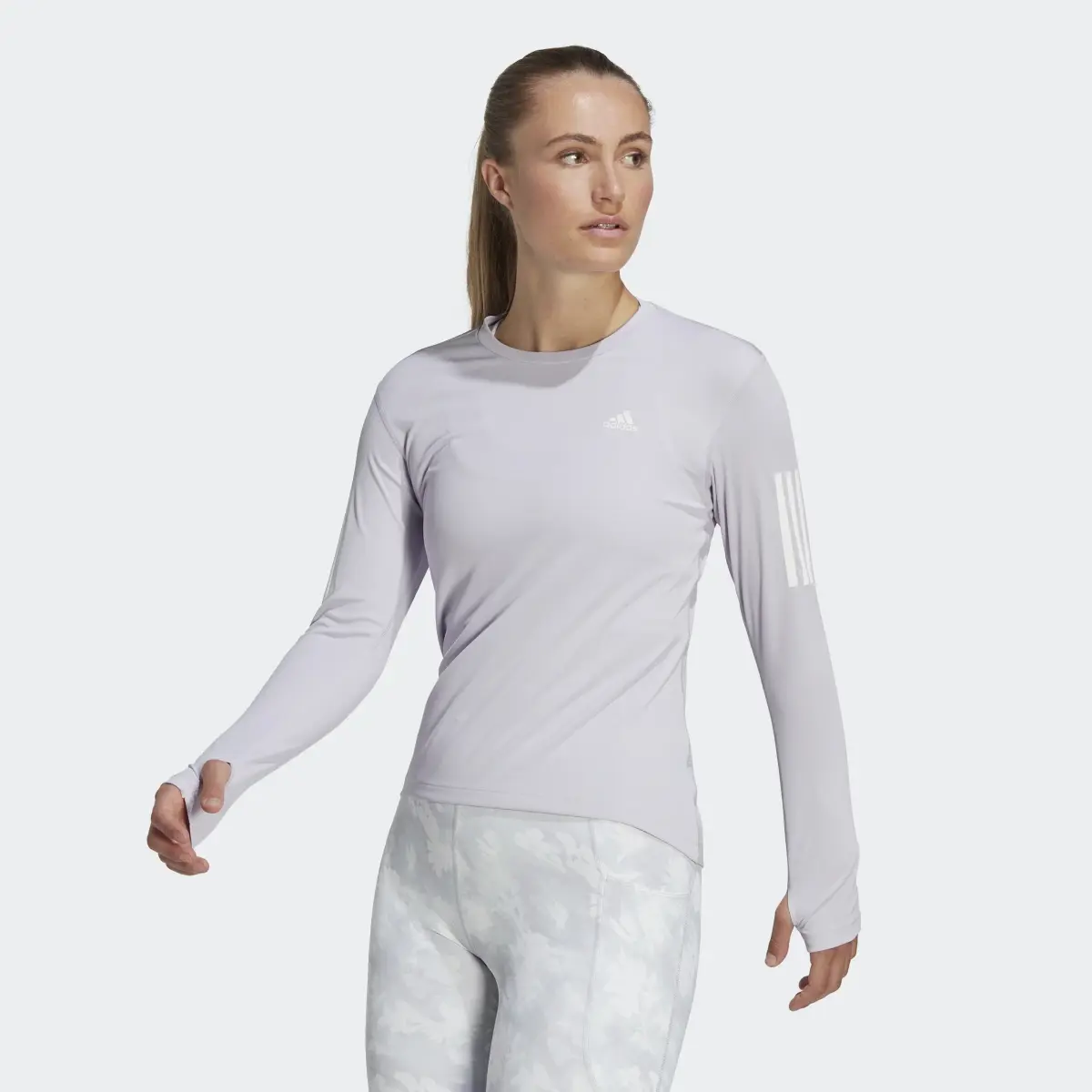 Adidas Own the Run Long Sleeve Tee. 2