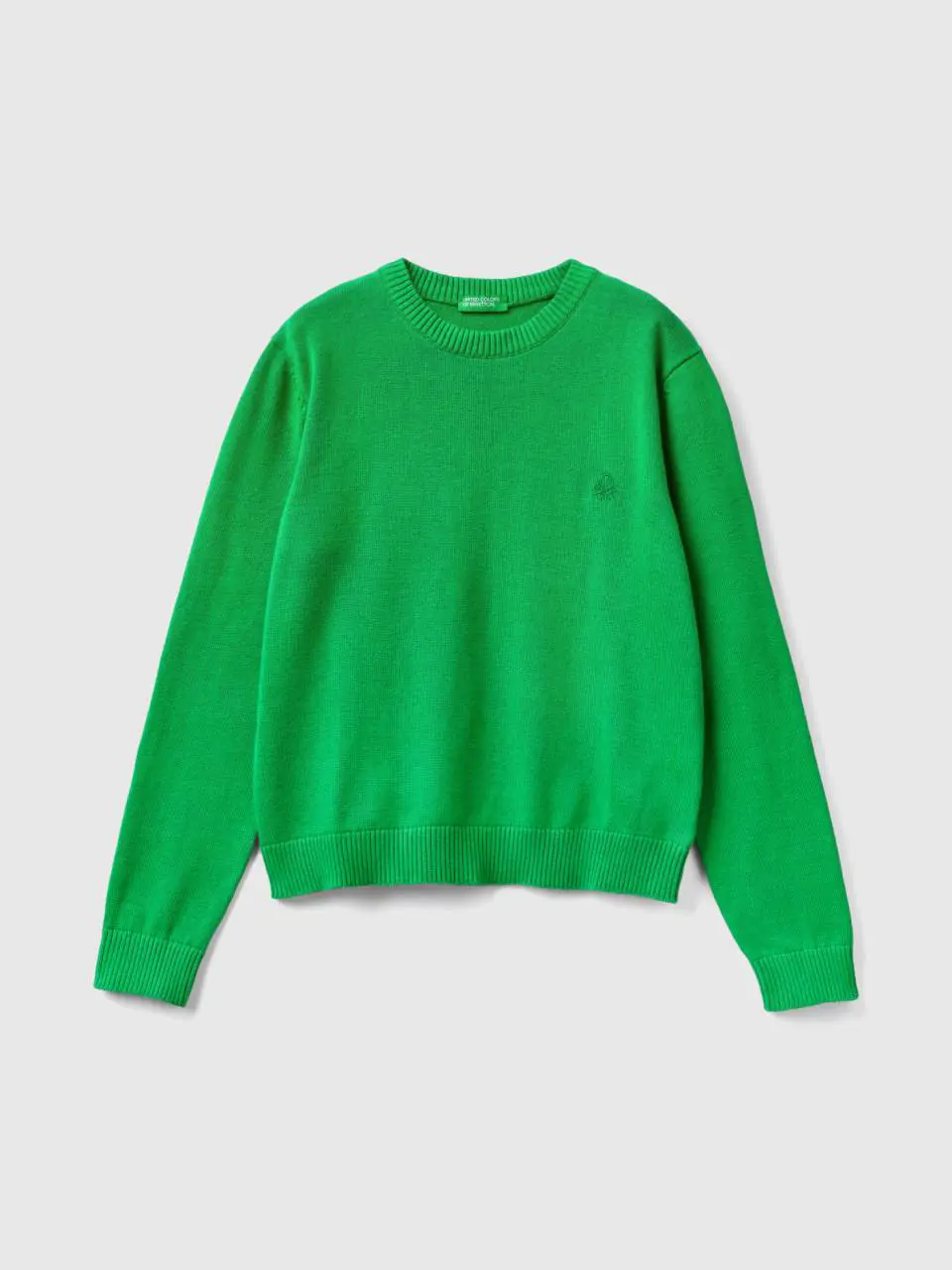 Benetton 100% cotton crew neck sweater. 1