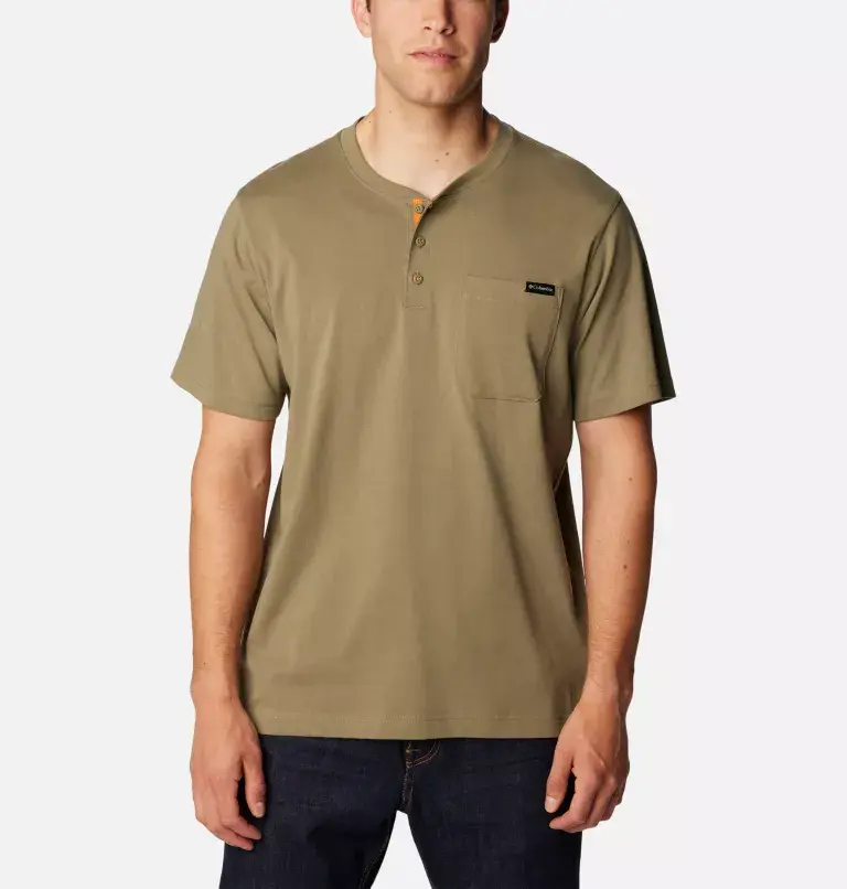 Columbia Men's Landroamer™ Short Sleeve Henley. 1