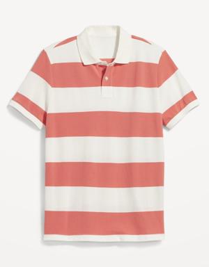 Old Navy Rugby-Stripe Classic Fit Pique Polo for Men multi