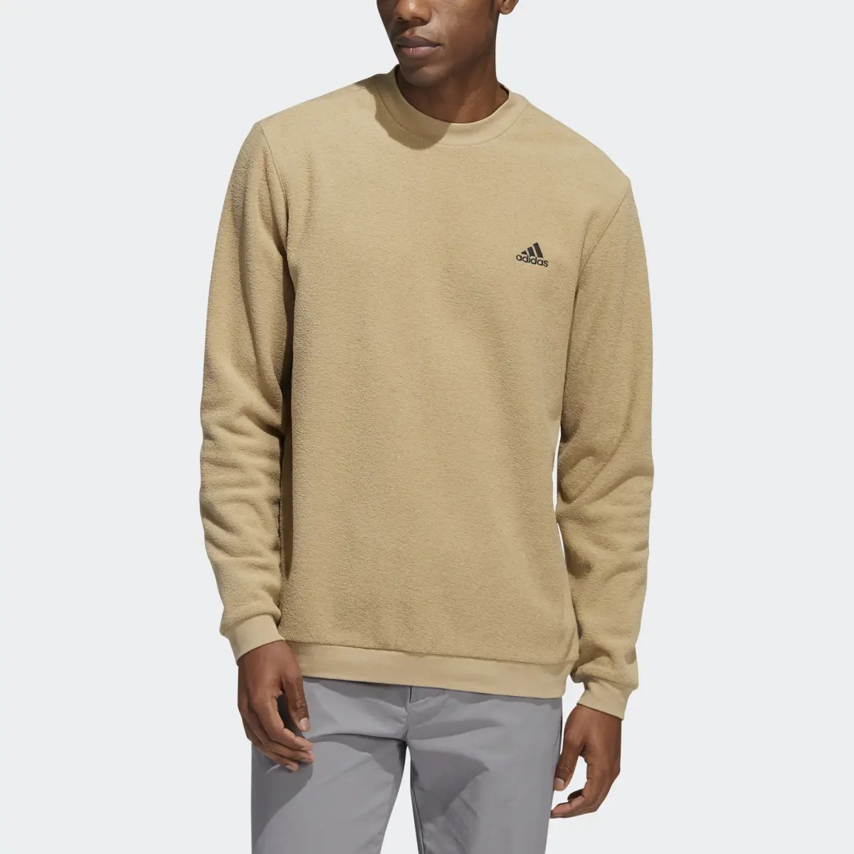 Adidas Core Crew Golf Sweatshirt. 1