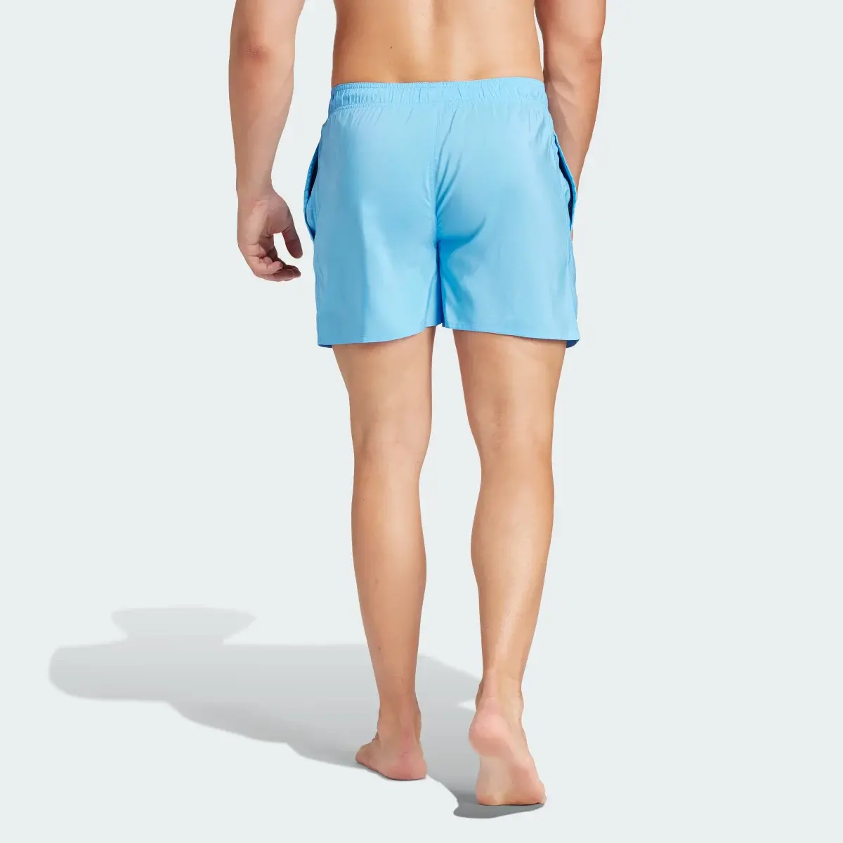 Adidas Solid CLX Classic-Length Swim Shorts. 2