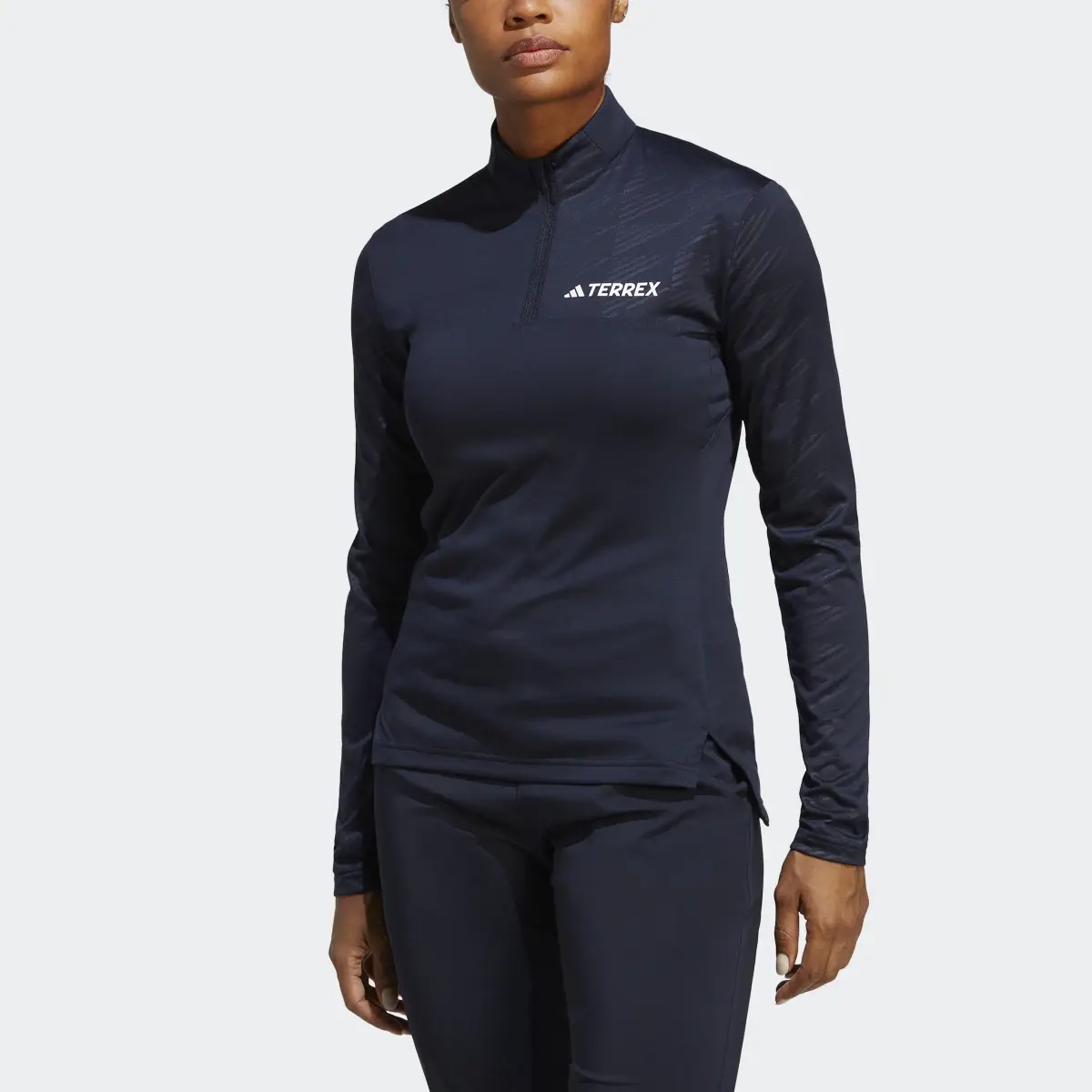 Adidas Terrex Multi Half-Zip Long Sleeve Tee. 1