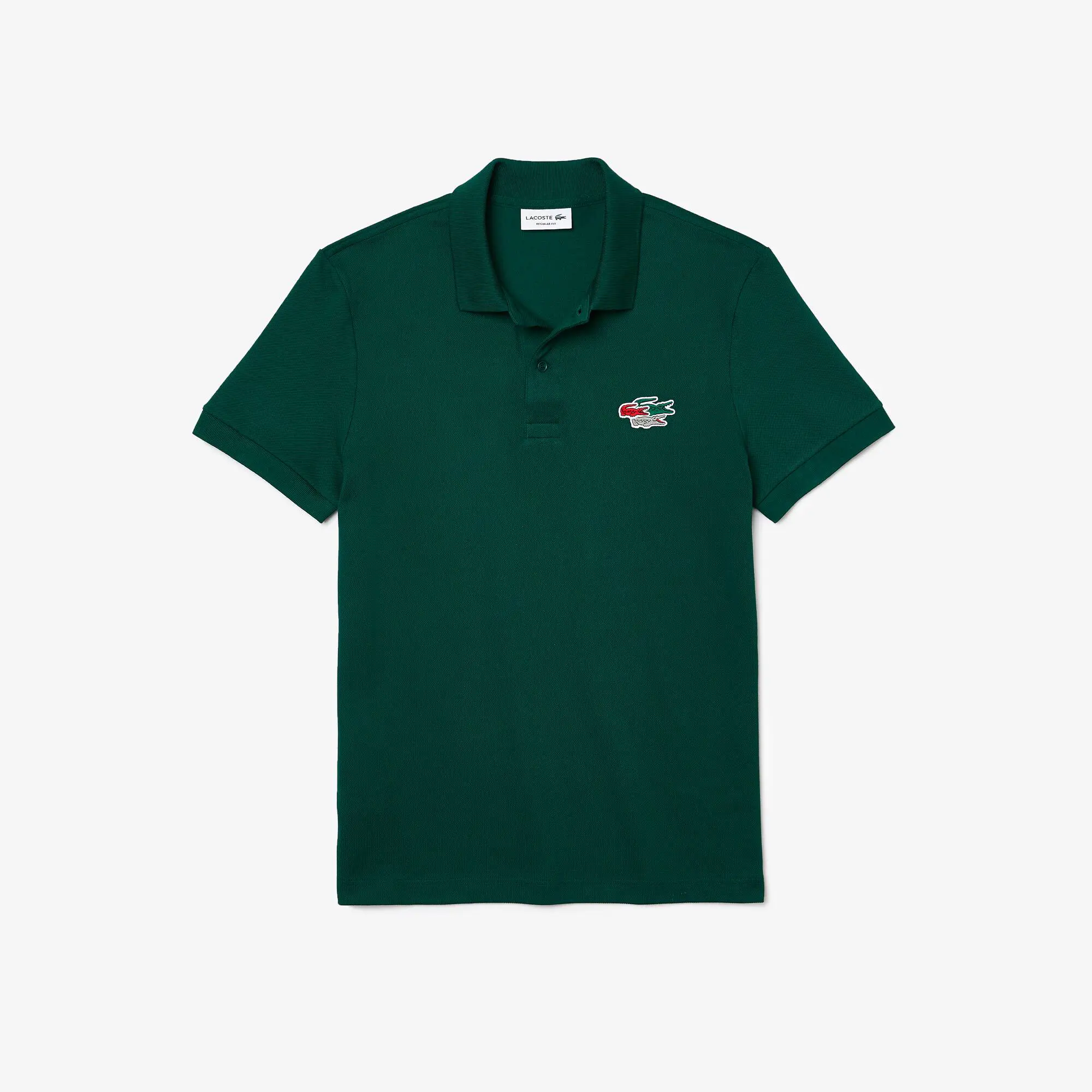 Lacoste Polo para hombre Lacoste en algodón orgánico de corte regular con cocodrilos. 2 Lacoste Polo para hombre Lacoste en algodón orgánico de corte regular con cocodrilos. 2