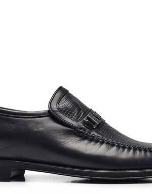 Siyah Rok Kösele Erkek Ayakkabı -10909-