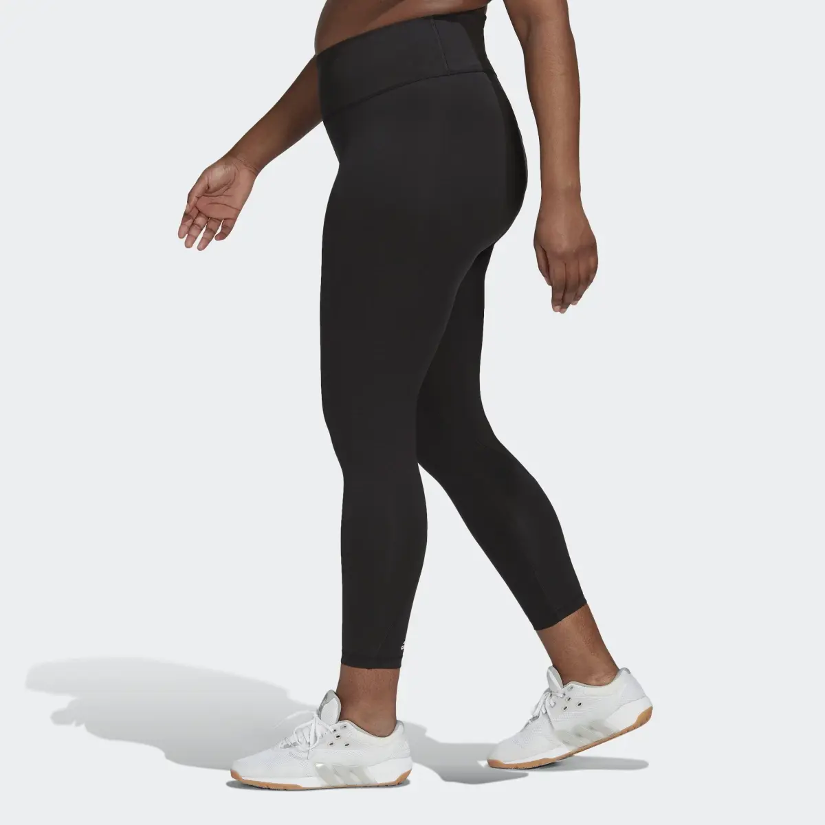 Adidas Optime Training Leggings (Plus Size). 2