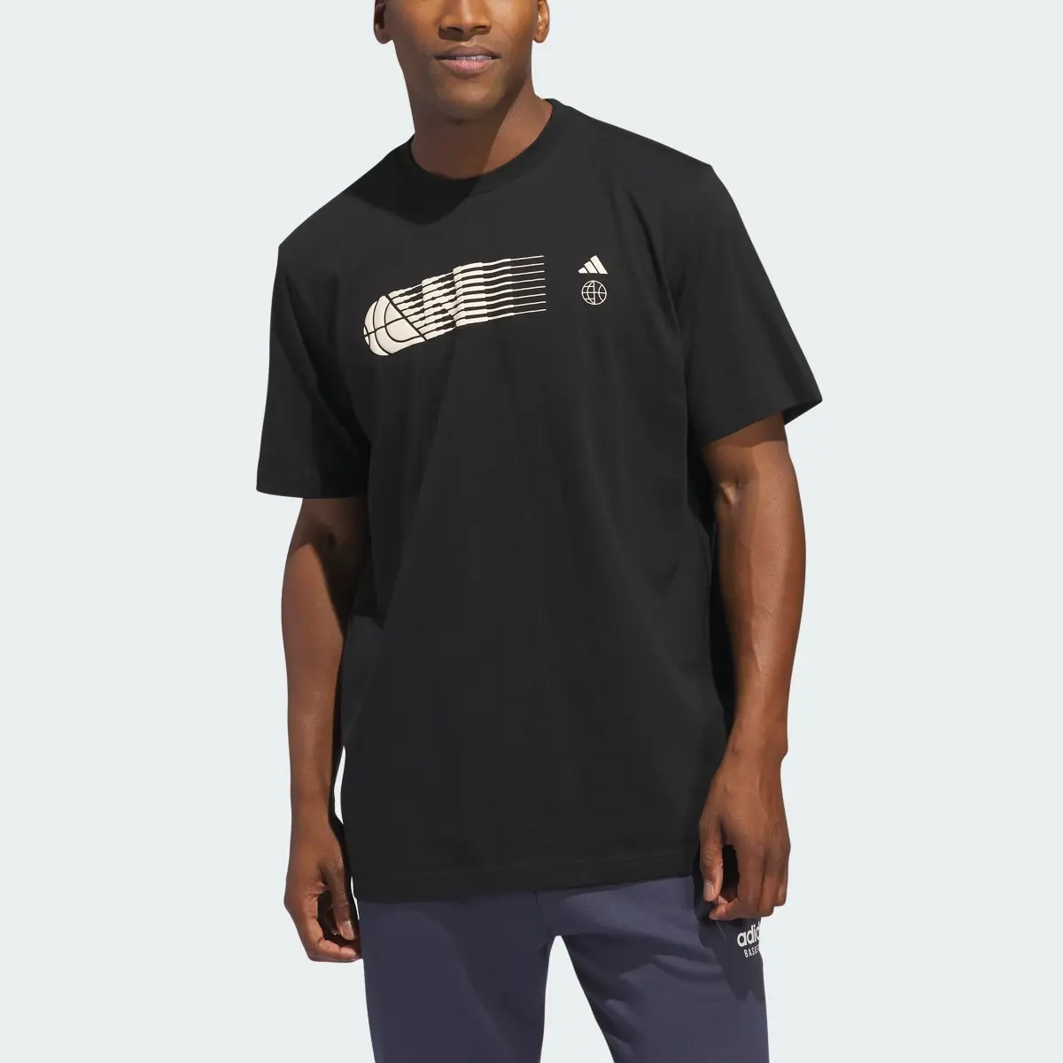 Adidas Worldwide Hoops City Graphic Tee. 1