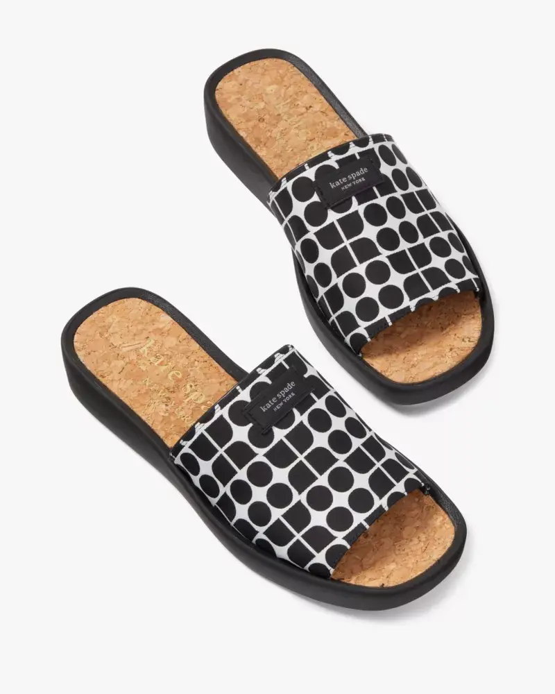 Kate Spade Noel Spree Slide Sandals. 1