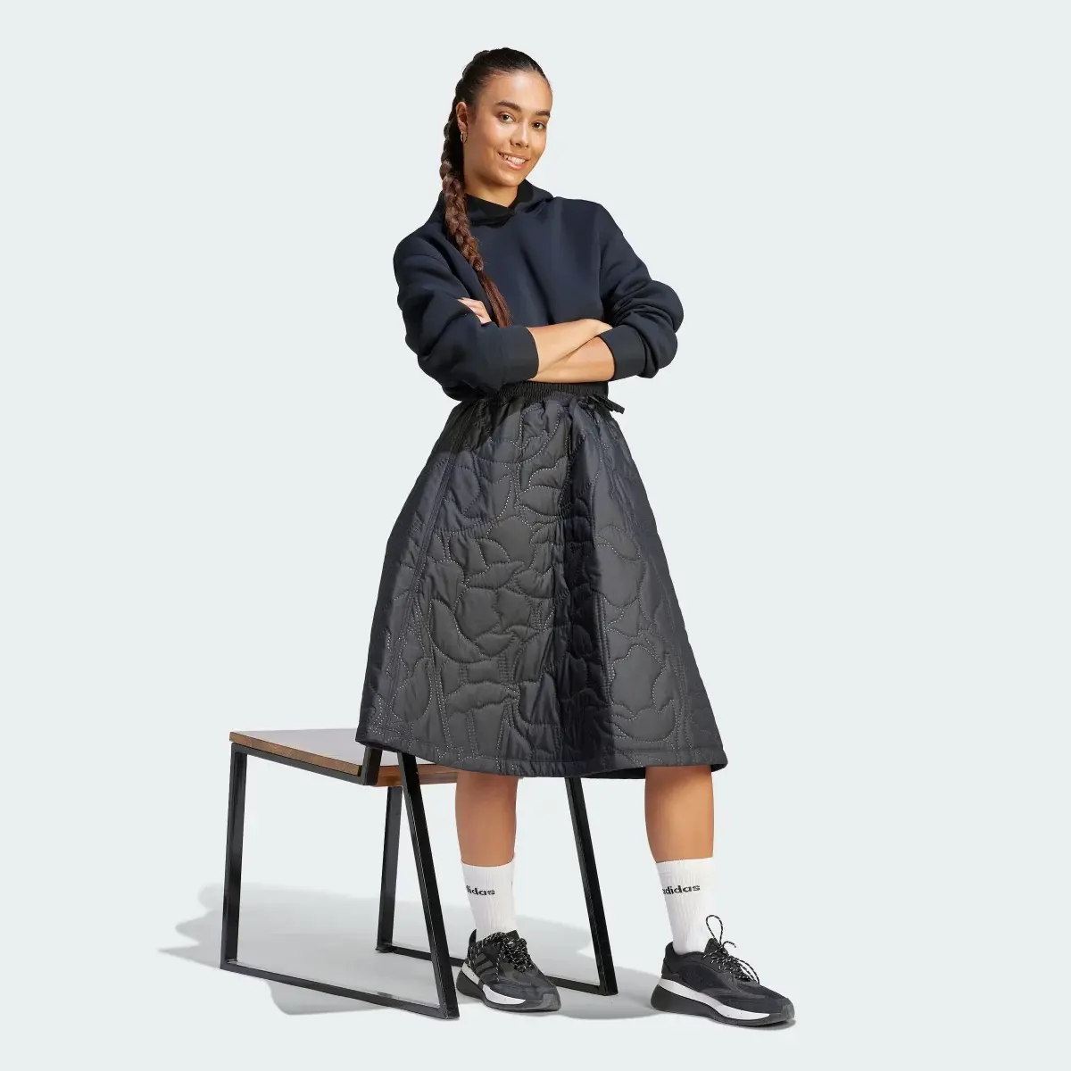 Adidas City Escape Quilted Skirt. 3