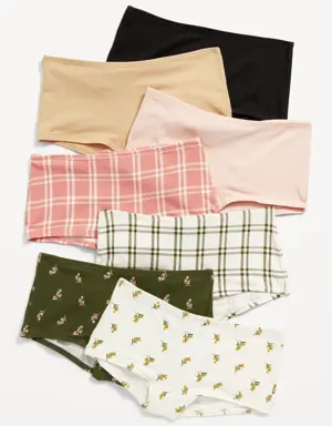 Old Navy Boyshorts Underwear 7-Pack for Girls multi