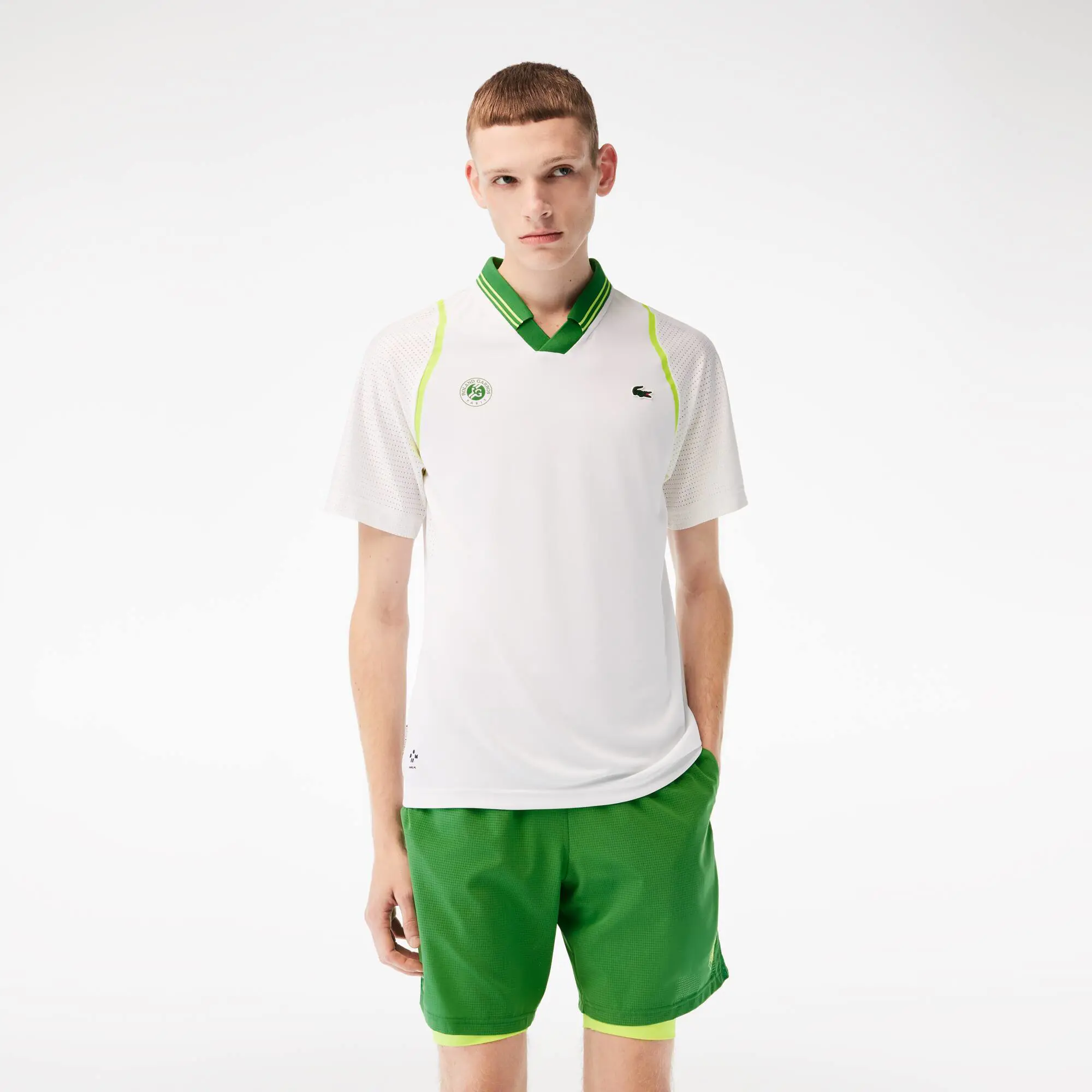 Lacoste Men’s Lacoste Sport x Daniil Medvedev Roland Garros Edition Team Leader Polo Shirt. 1