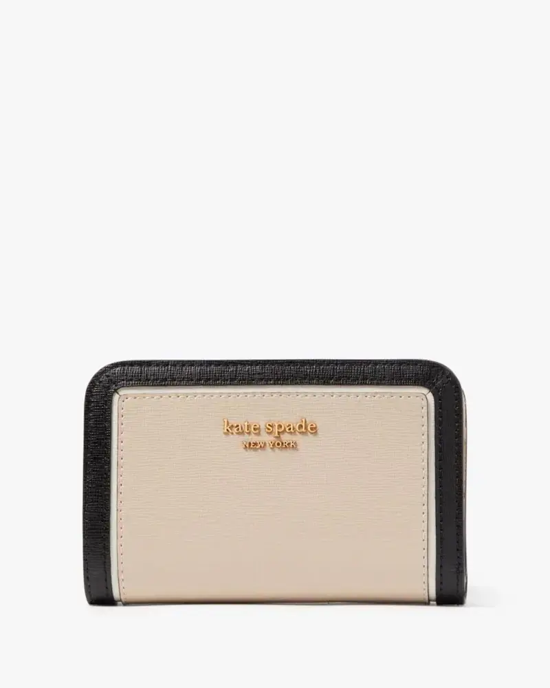 Kate Spade Morgan Colorblocked Compact Wallet. 1