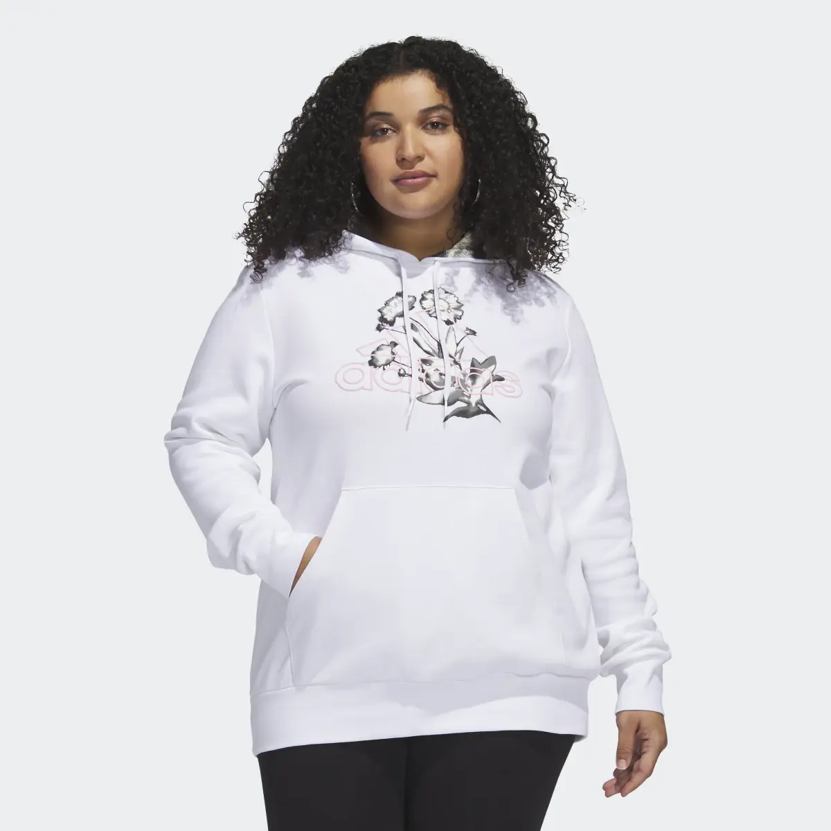 Adidas Bloom Hoodie (Plus Size). 2