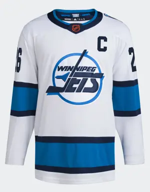 Jets Wheeler Authentic Reverse Retro Wordmark Jersey