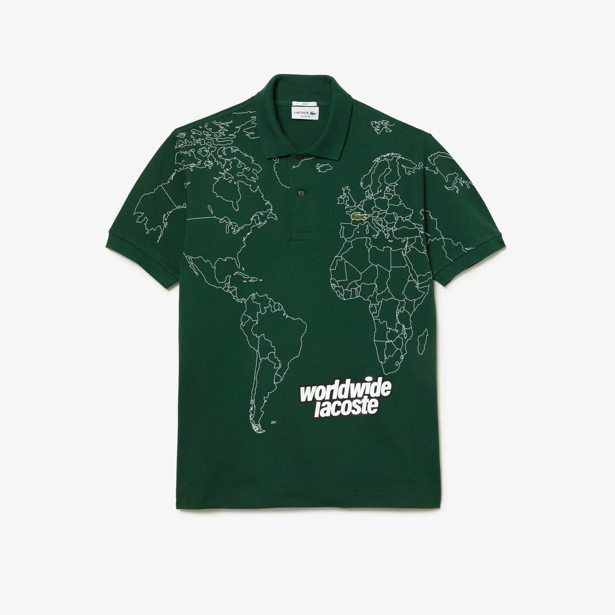Lacoste Unisex Original L.12.12 Planisphere Polo. 1 Lacoste Unisex Original L.12.12 Planisphere Polo. 1