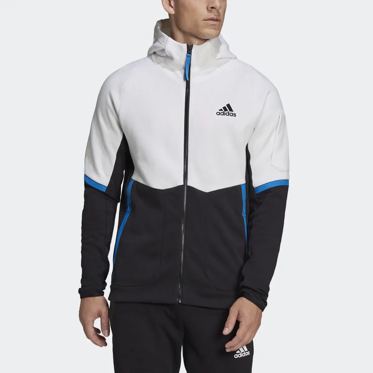 Adidas Designed for Gameday Full-Zip Jacket. 1