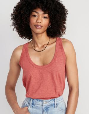 EveryWear Slub-Knit Tank Top for Women pink